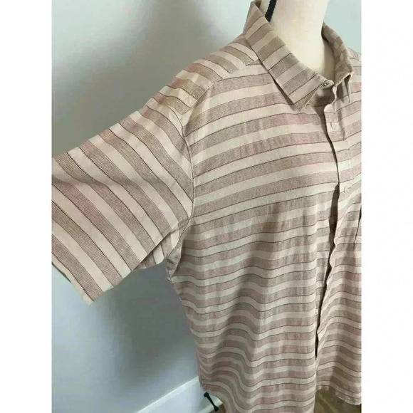 Columbia Sport Performance Snap Button Down Striped Men's Sz XXL - Picture 8 of 10